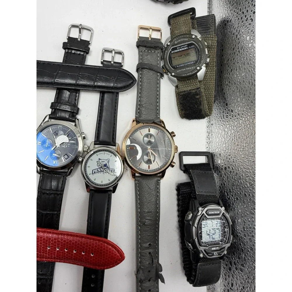 Mixed Brands Mens Watches Lot Of 16 For Parts Or Repair‎